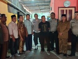 Camat Air Batu Bersama Personel Polsek Air Batu Polres Asahan Amankan Pria 66 Tahun Setubuhi Bocah