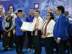 Terima SK Dukungan PAN, Jeriko-Adinda Siap Bekerja untuk Kota Kupang