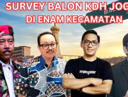Hasil Survey dari 6 Kecamatan di Yogyakarta, Balon Walikota Muhammad Afnan Hadikusumo Terbanyak Dipilih