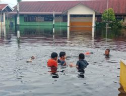 Banjir Mulai Melanda Kubu Raya, Satu Sekolah Diliburkan