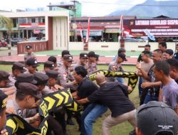 Jelang Pilkada, Polres Bengkayang Gelar Simulasi Sistem Pengamanan Kota