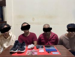 Polsek Sekayam Kembali Amankan 4 Pengedar Narkotika
