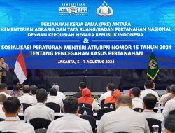 Apresiasi Kinerja Kementerian ATR/BPN, Kapolri: Pukul Mafia Tanah Sampai Tuntas