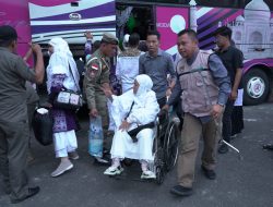 Bupati Asahan Sambut Kepulangan Jamaah Haji Kloter 14 Kabupaten Asahan