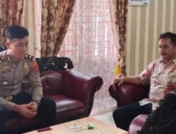 Kapolsek kota Silahturahmi Dengan Camat Meranti Asahan