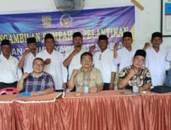 Camat Meranti Asahan Lantik 9 Anggota BPD Desa Serdang
