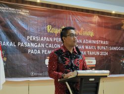 KPU Sanggau Gelar Rakor Persiapan Persyaratan Administrasi Calon Bupati dan Wakil Bupati di Pilkada 2024