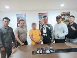 Polsek Sandai Bekuk Bandar Narkoba di Desa Sandai Kiri Kabupaten Ketapang