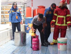 Hindari Insiden Kebakaran Lapas Kelas IIA Pontianak Gelar Simulasi