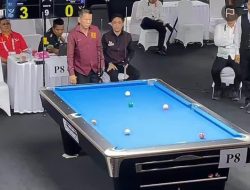 Atlet Biliar Rico Herman Tambah Medali Perak Bagi Kontingen Kalbar Pada PON Aceh-Sumut
