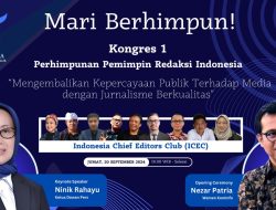 Kongres I ICEC, Wujudkan Jurnalisme Berkualitas dan Bertanggung Jawab