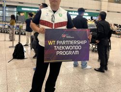 Pelatih Senior Asal Banyuasin, Carli Junicef Vratama, Ikuti Pelatihan Taekwondo di Korea Selatan dan Bertugas sebagai Wasit di PON Aceh-Sumut