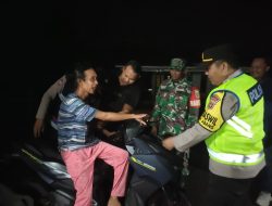 Berbagai Teguran Saat Razia KRYD Polsek Tanah Abang Diberikan Kepada Para Pelanggar, Kedepan Siap Kena Tilang