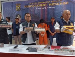 Polda Sumsel Berhasil Amankan Pelaku Pencurian Rokok di Indomaret dan Alfamart