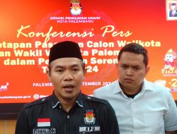 KPU Palembang Tetapkan Tiga Pasangan Calon, Kampanye Pilkada 2024 Segera Dimulai