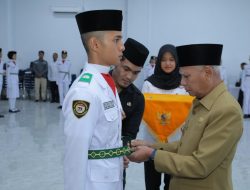 Bupati Asahan Kukuhkan Paskibraka Kabupaten Asahan