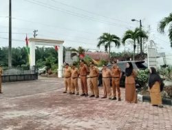 Camat Kistim Asahan Pimpin Apel Gabungan ASN
