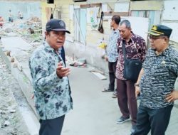 Camat Kisbar Asahan Tinjau Jalan Gang Setia