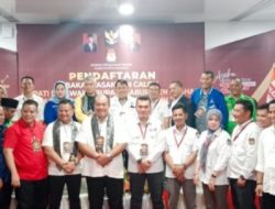 Paslon Bupati Dan Wabup, Taufik-Rianto Resmi Mendaftarkan Diri Ke KPU Asahan