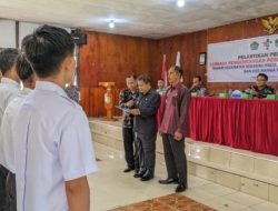 Wakil Bupati Sekadau  Lantik Pengurus LPPD di Tiga Kecamatan
