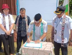 Bupati Sekadau Resmikan Desa Lembah Beringin sebagai Desa ODF, Komitmen Wujudkan Lingkungan Sehat