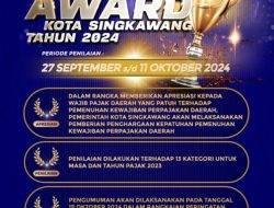 Apresiasi Pajak Daerah Melalui “Bapenda Award” Kota Singkawang 2024