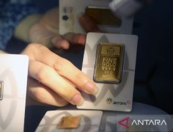 Harga Emas Batangan Antam Naik Rp3.000, Kini Jadi Rp1.491.000 per Gram