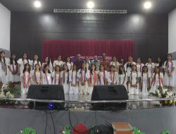 Kontingen Tunggal dari Kecamatan Sintang Raih Kategori Perak di Lomba Paduan Suara Gregorian Remaja Pesparani 2024