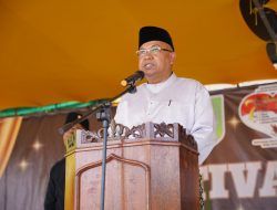 Pj Sekda Sanggau Hadiri Pembukaan Festival Budaya Mande Bedel Keraja dan Perang Ketupat di Keraton Pakunegara Tayan