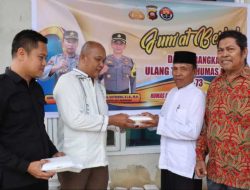 Polres Mempawah Gelar Jumat Berkah, Bagikan Ratusan Paket Makanan Siap Saji untuk Warga LDII