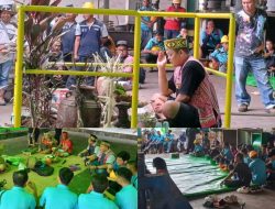 PT Peniti Sungai Purun Gelar Upacara Adat “Panambe Panyorok Babatak Ka Binua Babore Nyimah Tanah Sambil Basaru Sumangat” di Mempawah