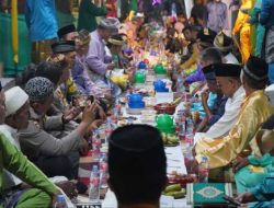 Rayakan HUT Pontianak ke-253, Warga Pontianak Timur Gelar Saprahan untuk Lestarikan Budaya Lokal