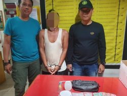 Polsek Nanga Tayap Amankan Seorang Bandar Narkoba di Nanga Tayap, Ketapang