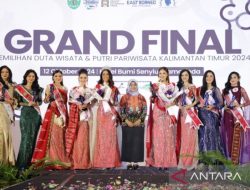 Muhammad Nizam Ihsan Fadil dan Arum Jantira Larasati Dinobatkan sebagai Duta Wisata Kalimantan Timur 2024