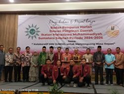 Ketua DPD IMM Sumsel Terpilih Wahyu Nugroho Bersama DPD IMM Sumsel Siap Wujudkan Pilkada Damai Tahun 2024