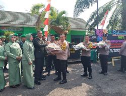 Polsek Jajaran Polres PALI Berikan Kejutan di HUT TNI ke-79