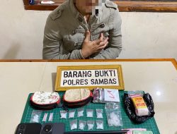 Pengedar Narkoba Ditangkap, Polisi Komitmen Berantas Peredaran Narkotika di Sambas