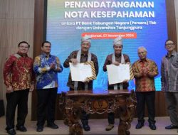 BTN Perkuat Komitmen Pendidikan dengan Kerja Sama Strategis Bersama Universitas Tanjungpura