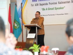 Pj Sekda Kalbar Buka Capacity Building Workshop dan Training di Bapenda Kalbar
