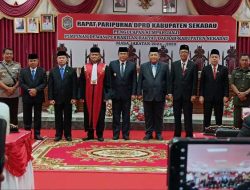 Rapat Paripurna Pengucapan Sumpah/Janji Pimpinan DPRD Kabupaten Sekadau Periode 2024-2029 Resmi Digelar