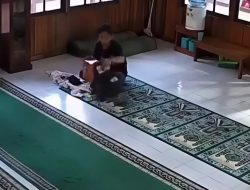 Pria Terekam CCTV Curi Kotak Amal di Surau Agusdjam, Video Viral di Media Sosial