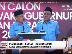 Debat Publik Ketiga Pilgub Kalbar Memanas: Paslon 01 dan 02 Adu Pendapat soal Anggaran Pembangunan