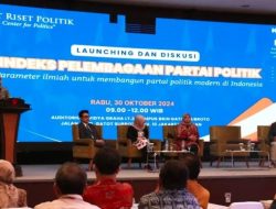 Indeks Kelembagaan Parpol BRIN: PKS Paling Terlembaga