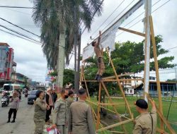 Tim Gabungan Tertibkan Alat Peraga Kampanye di Sanggau Menjelang Masa Tenang Pemilihan Kepala Daerah 2024