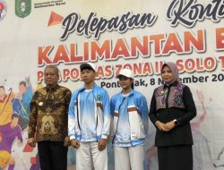 Pj Gubernur Kalbar Lepas Kontingen Atlet Pelajar untuk Pra Popnas Zona II di Solo