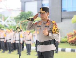 Kapolda Sumsel Apelkan 1471 Personel Persiapan Pengamanan Pengawalan Tahan Pungut dan Hitung Suara