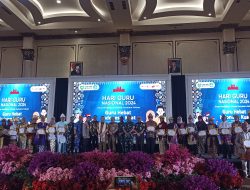 Pj Gubernur Sumsel Hadiri Peringatan Hari Guru Nasional 2024, Ajak Guru Hadapi Tantangan Zaman dengan Semangat