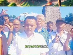 Simon Petrus Kamlasi Sampaikan Ungkapan Bela Rasa untuk Korban Letusan Gunung Lewotobi Laki-Laki