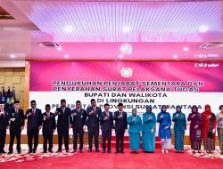 Sekda Asahan Hadiri Pengukuhan Pjs Bupati Asahan