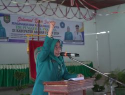 Ketua TP PKK Kabupaten Asahan Kukuh dan Angkat 53 Ketua PKK Desa Kecamatan Buntu Pane